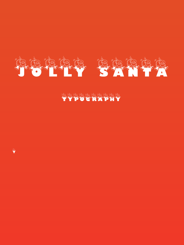 Jolly Santa Poster