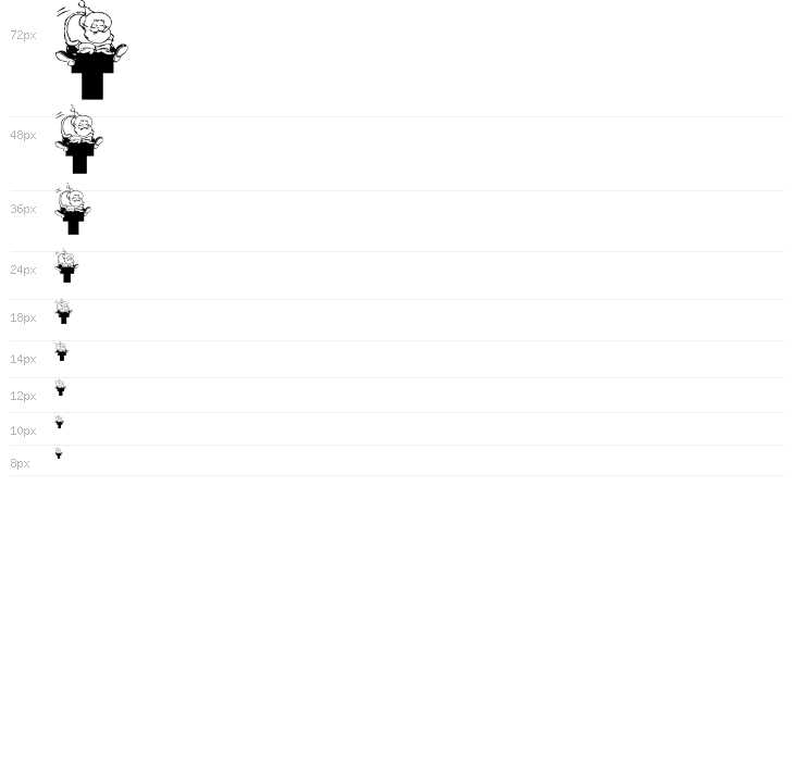 Jolly Santa Waterfall