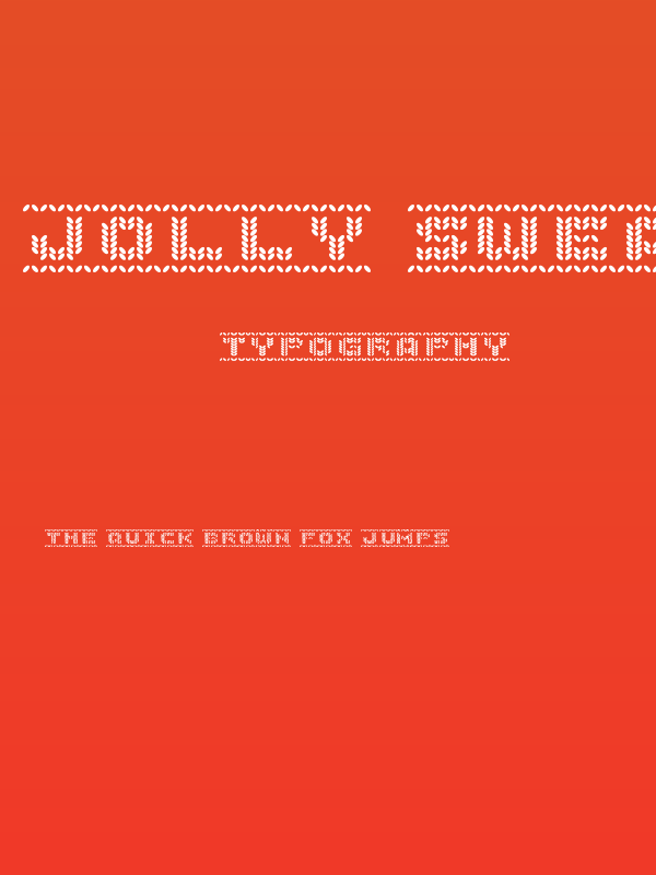 Jolly Sweater Bold Poster