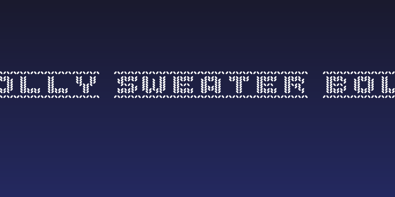 Jolly Sweater Bold Social Header