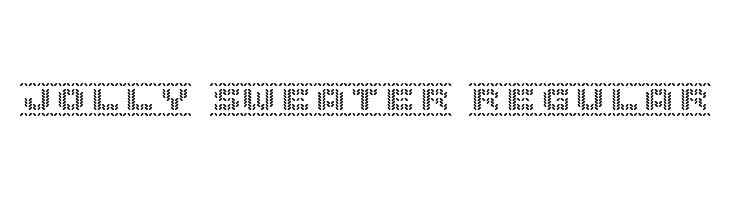 Jolly Sweater Regular  Frei Schriftart Herunterladen
