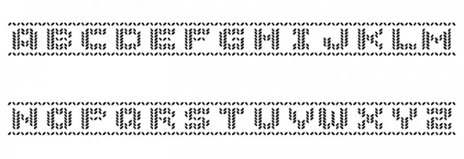 Jolly Sweater Regular Font Litere mari