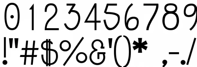 Jolly Font OTHER CHARS