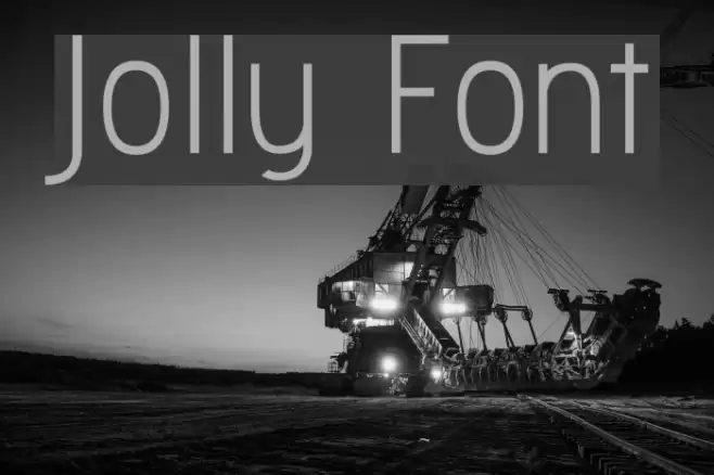 Jolly Font examples