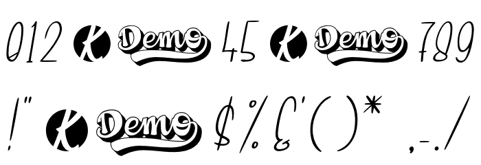 Jollycandy Demo Font OTHER CHARS