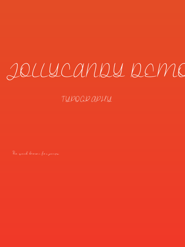 Jollycandy Demo Poster