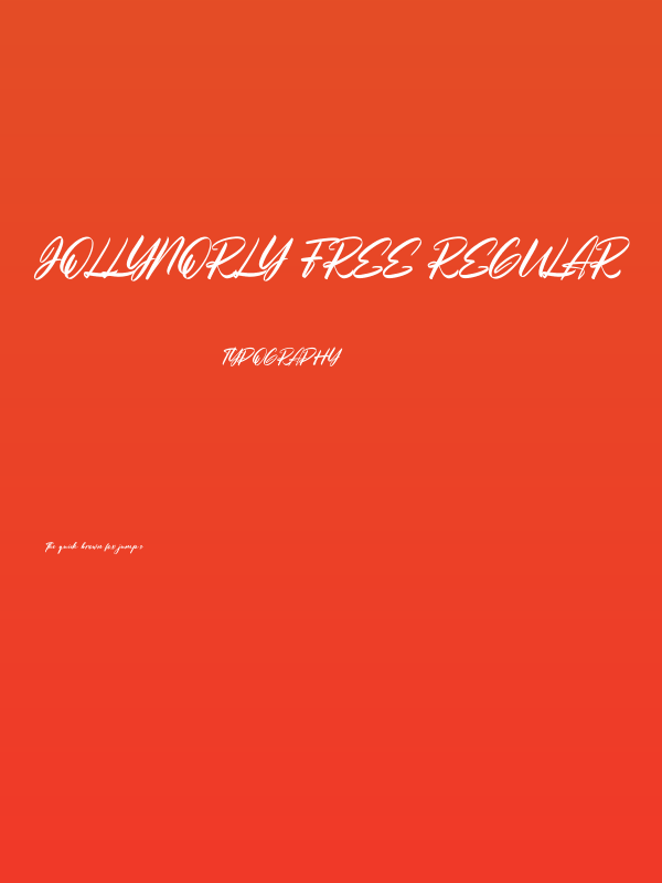 Jollynorly Free Regular Poster