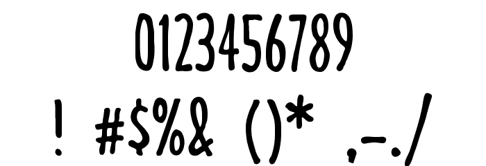 Jollysight Sans Regular Font OTHER CHARS