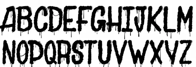 Joly Death_PersonalUseOnly Schriftart Groß