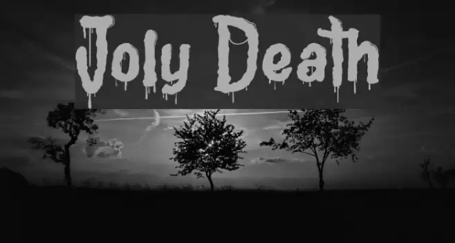 Joly Death Font examples