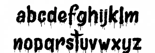 Joly Death Caratteri MINUSCOLO
