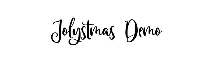 Jolystmas Demo  Free Fonts Download