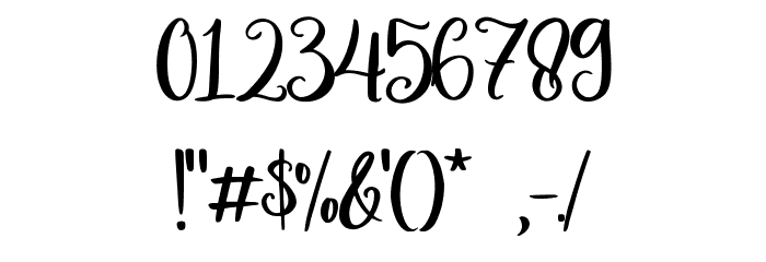 Jolystmas Demo Font OTHER CHARS