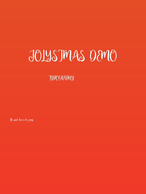 Jolystmas Demo Poster
