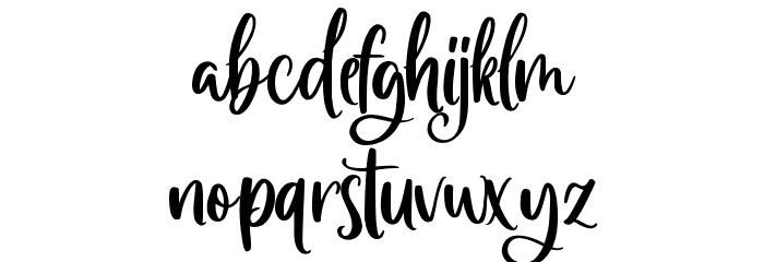 Jolystmas Demo Font LOWERCASE