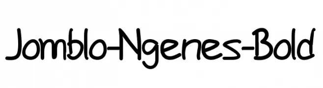 Jomblo-Ngenes-Bold  Fuentes Gratis Descargar