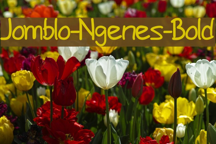 Jomblo-Ngenes-Bold Шрифта examples