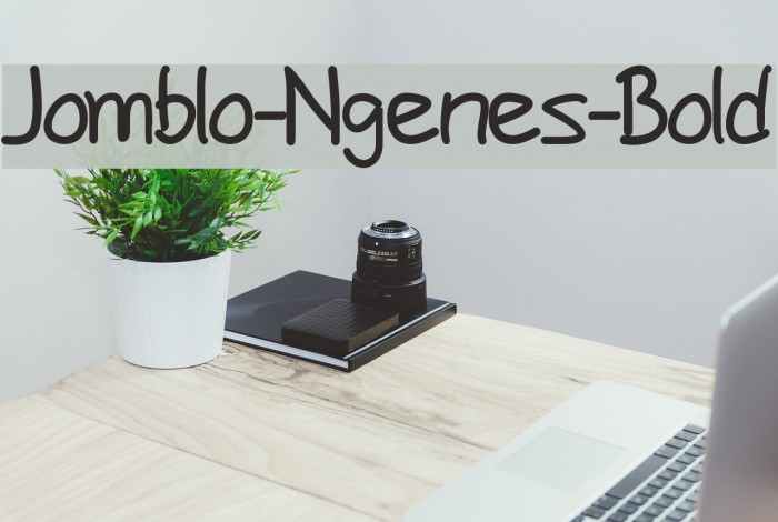 Jomblo-Ngenes-Bold Шрифта examples