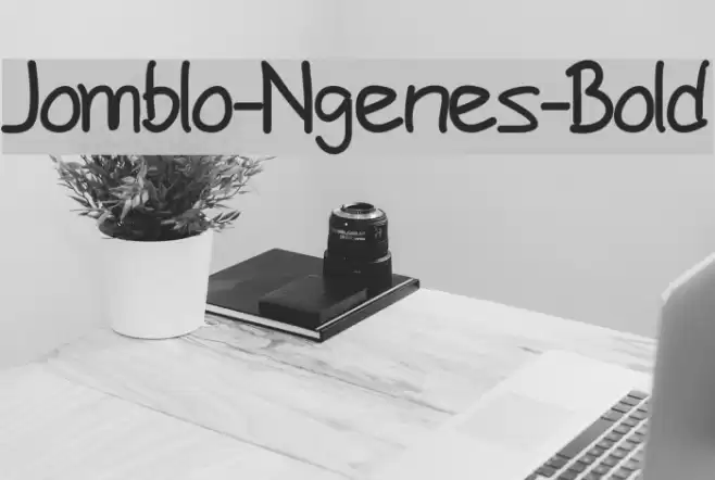 Jomblo-Ngenes-Bold Шрифта examples