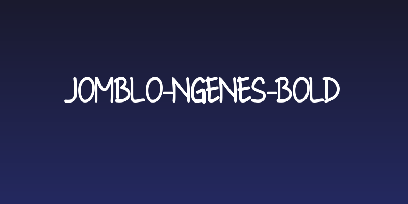 Jomblo-Ngenes-Bold Social Header
