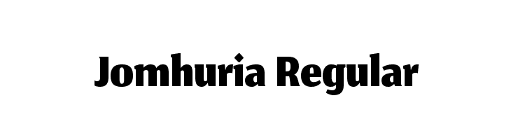Jomhuria Regular  Free Fonts Download