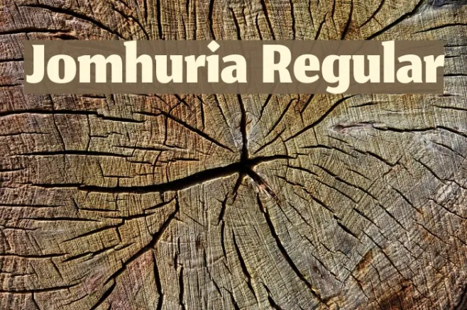 Jomhuria Regular Example 2