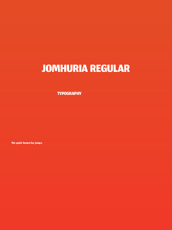 Jomhuria Regular Poster