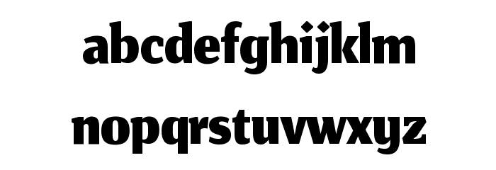 Jomhuria Font LOWERCASE