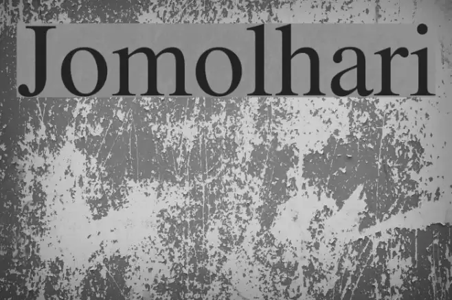 Jomolhari Fuentes examples
