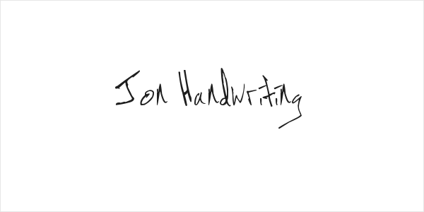 Jon Handwriting Logo