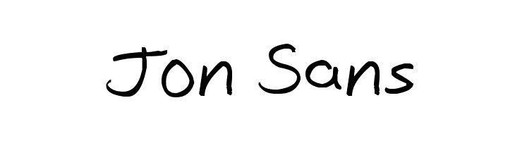 Jon Sans  baixar fontes gratis