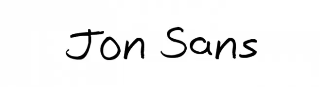 Jon Sans  لخطوط تنزيل