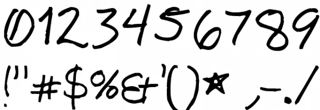 Jon Sans Font OTHER CHARS