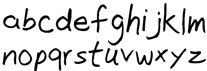 Jon Sans Font LOWERCASE
