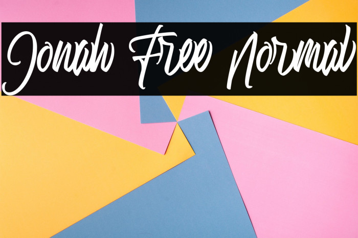 Jonah Free Normal Example 2