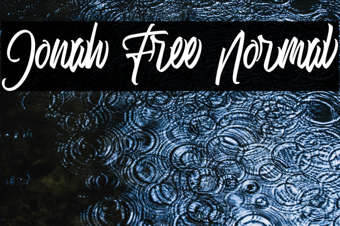 Jonah Free Normal Example 3