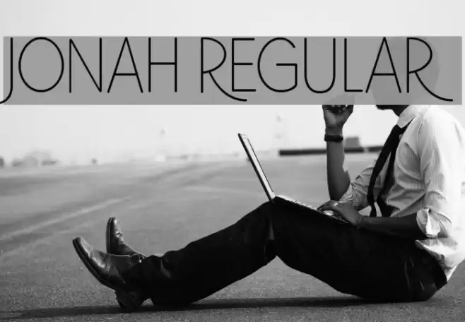 Jonah Regular Font examples