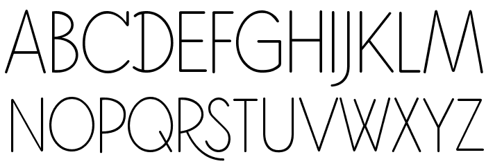 Jonah Regular Font LOWERCASE