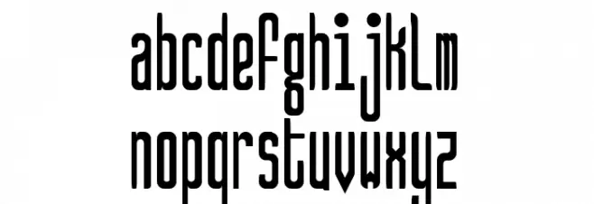 Jonarun フォント 小文字