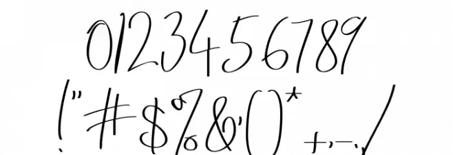 Jonas Beckman Two Font OTHER CHARS