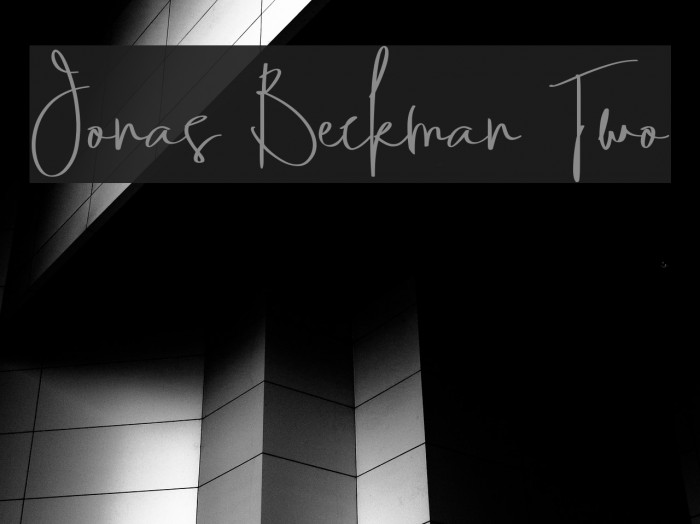 Jonas Beckman Two Example 2