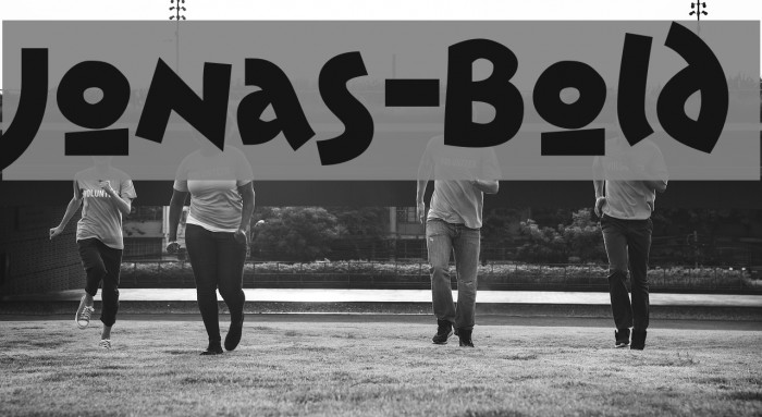 Jonas-Bold Font examples