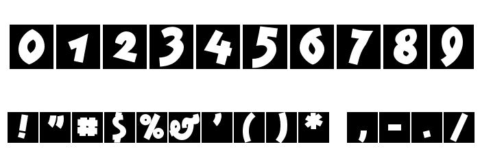 JonasMajuscles-Bold2007 Font OTHER CHARS