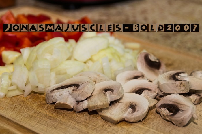 JonasMajuscles-Bold2007 Font examples