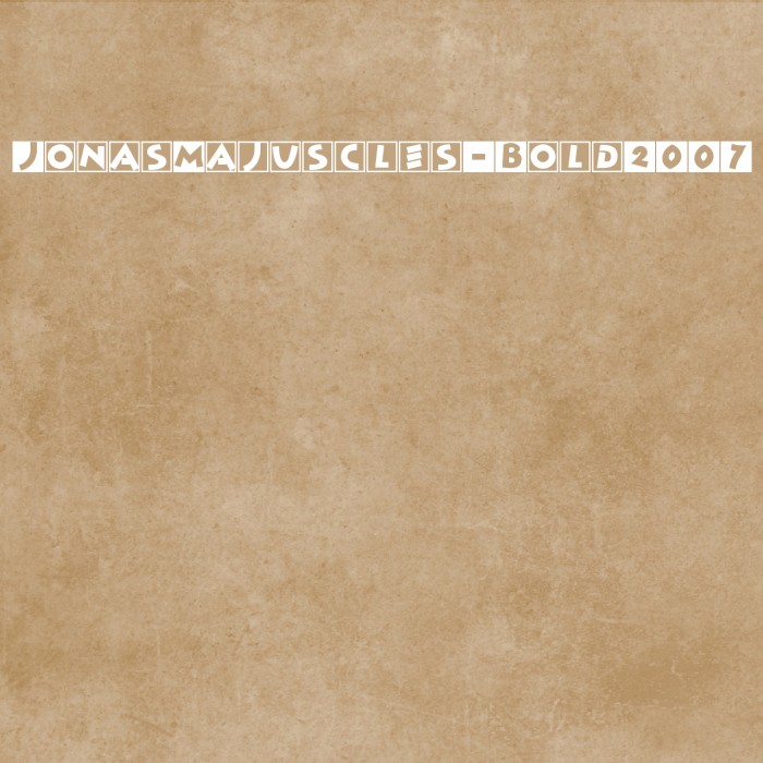 JonasMajuscles-Bold2007 Font examples
