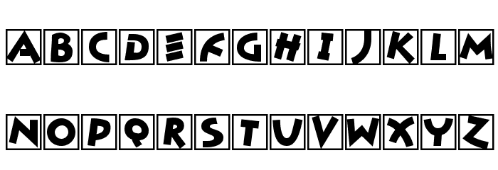 JonasMajuscles-Bold2007 Font LOWERCASE