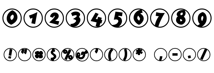 JonasMinuscles Font OTHER CHARS