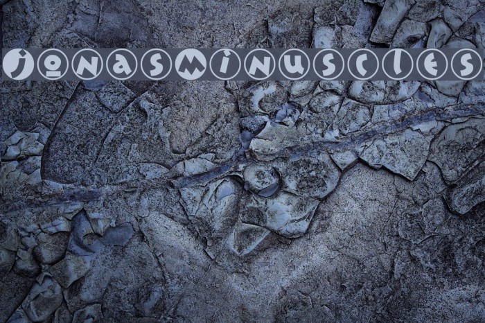 JonasMinuscles Font examples