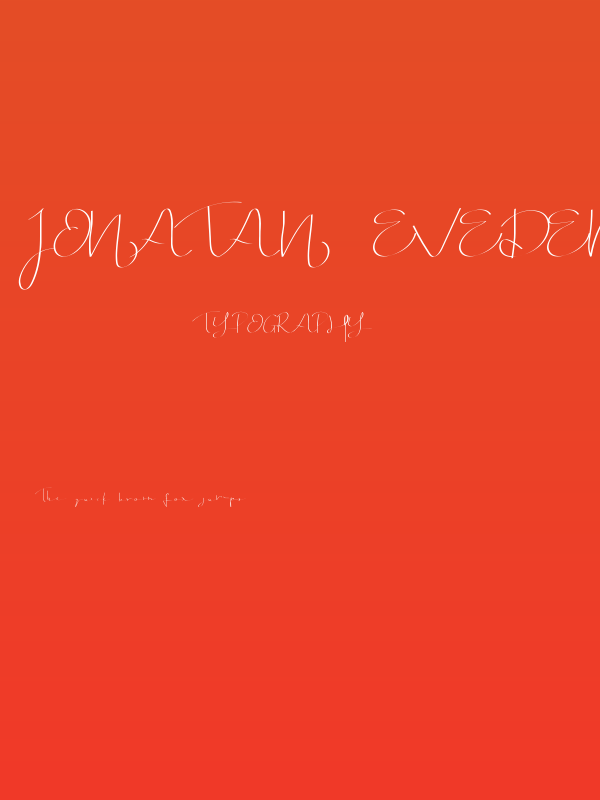 Jonatan Evedemo Poster