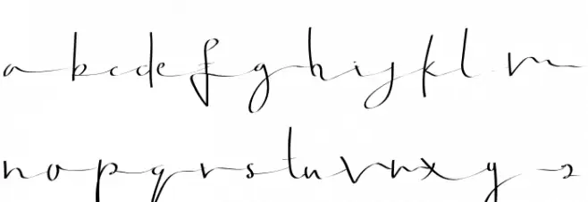 Jonatan Evedemo Font LOWERCASE
